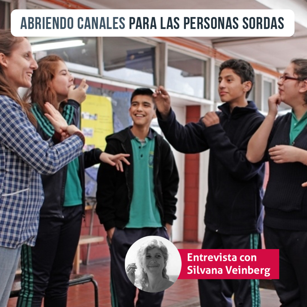 Banner Video entrevista con Silvana Veinberg: Abriendo Canales para las personas sordas.
